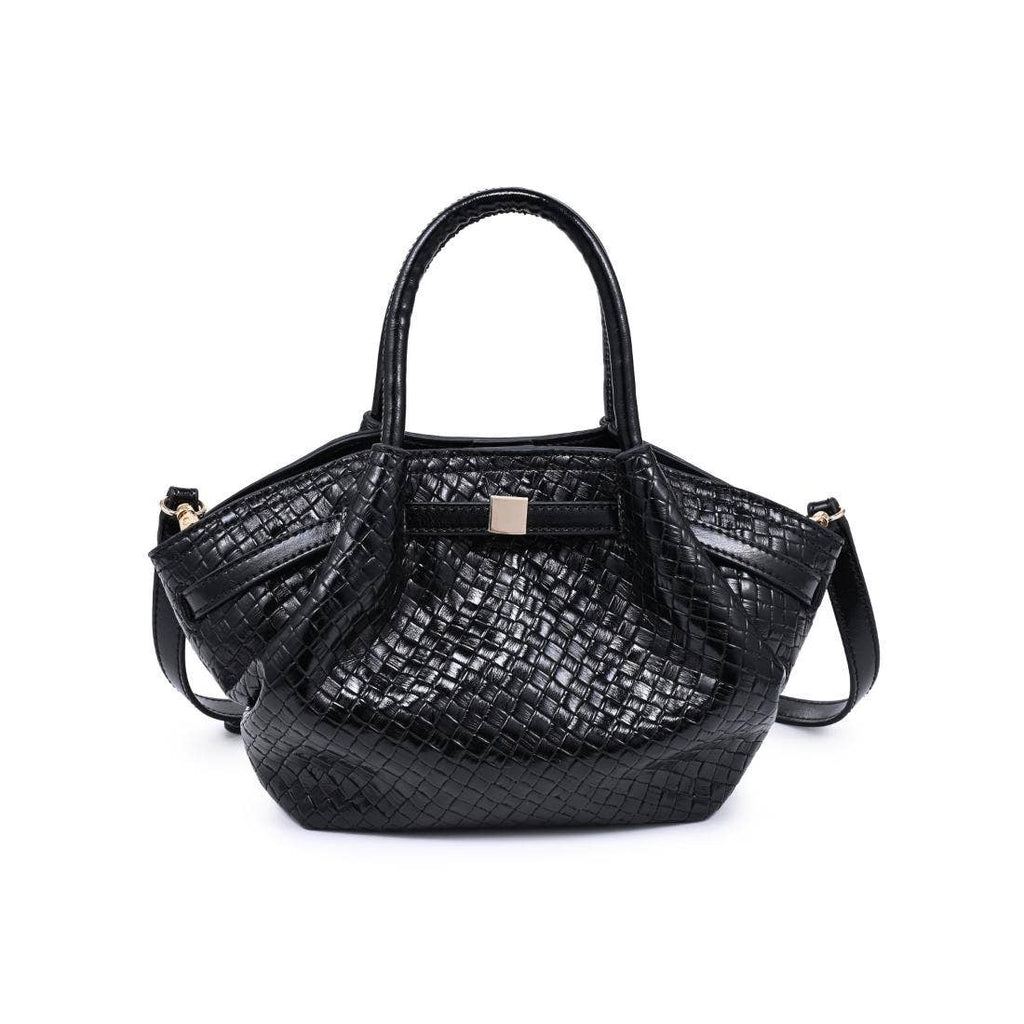 The Marabella Crossbody - Black Woven
