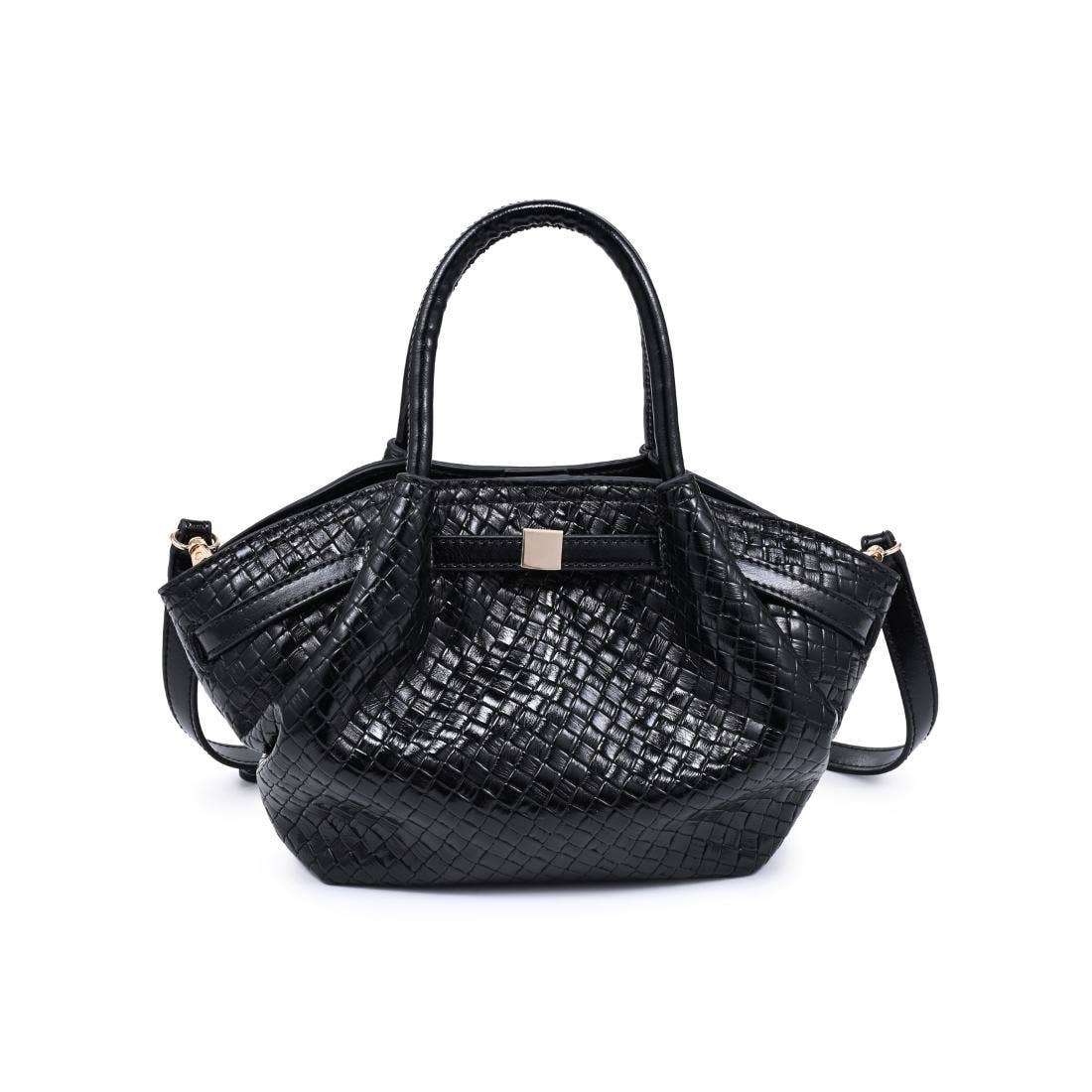 The Marabella Crossbody - Black Woven