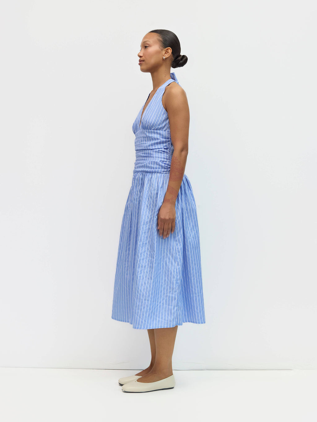 The Annie Halter Midi Dress