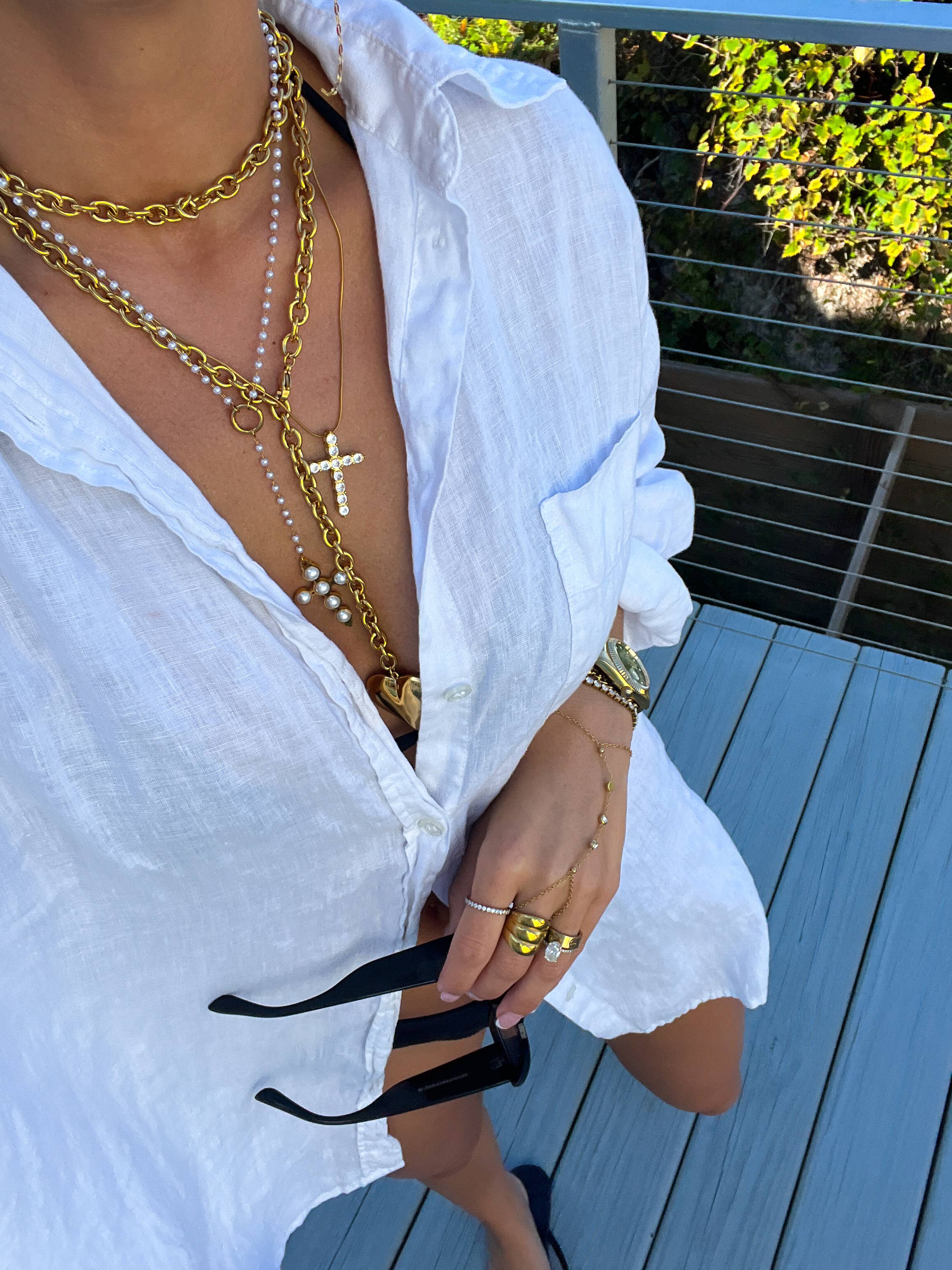 The Lila Cross Pendant