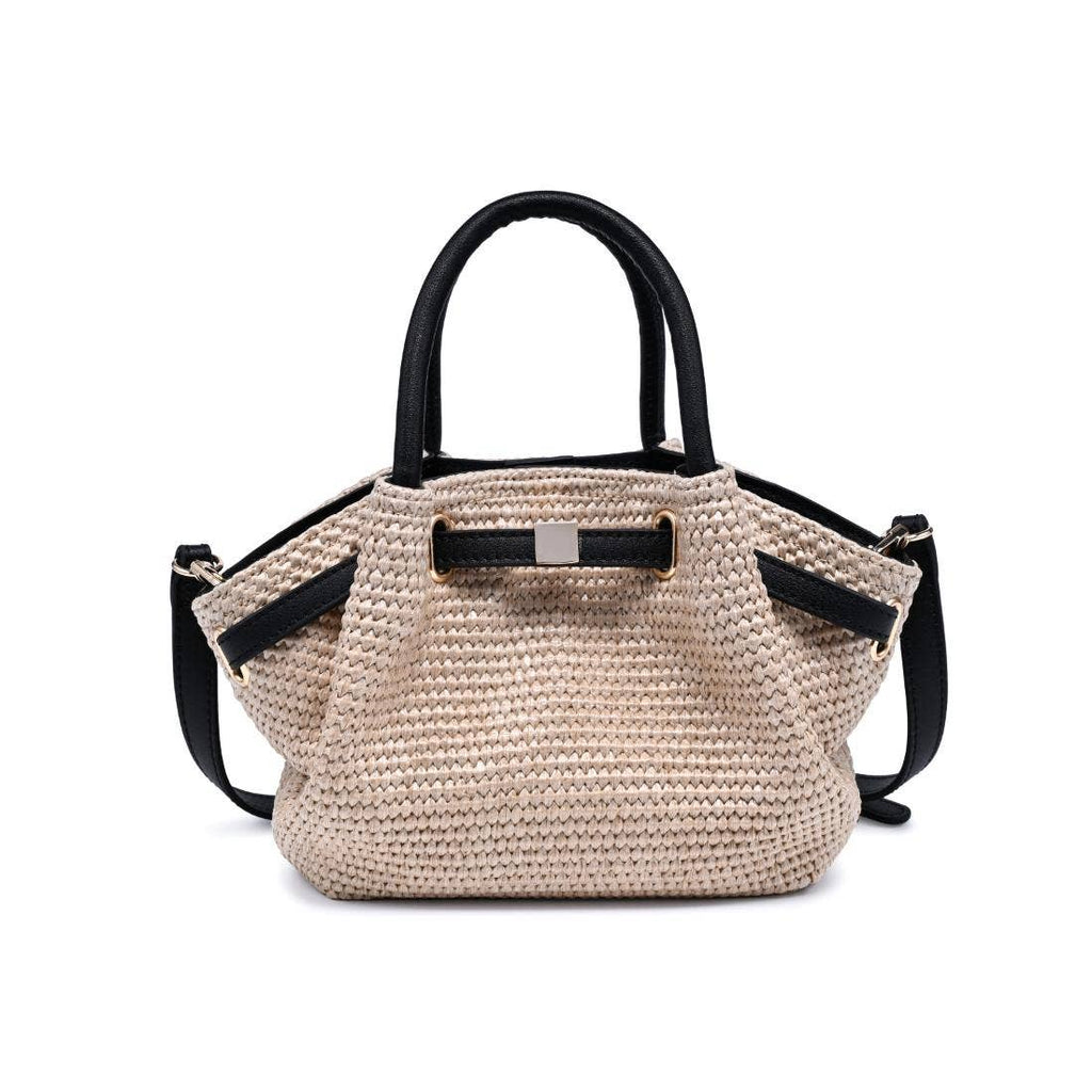 The Marbella Bag - Natural Black