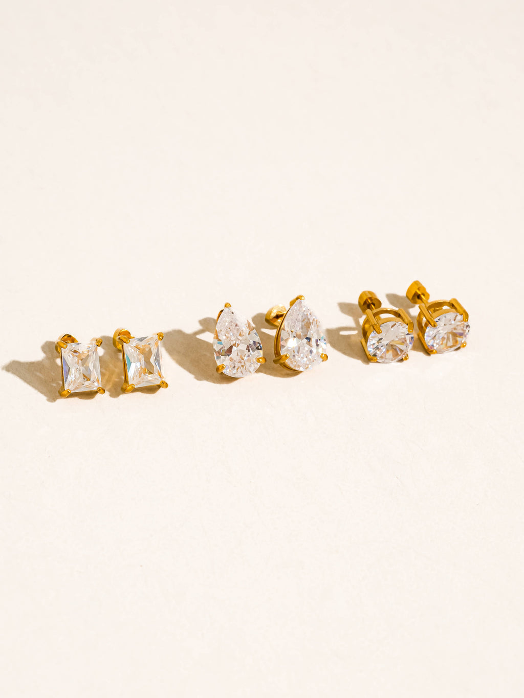 The Camille Flat Back Earrings