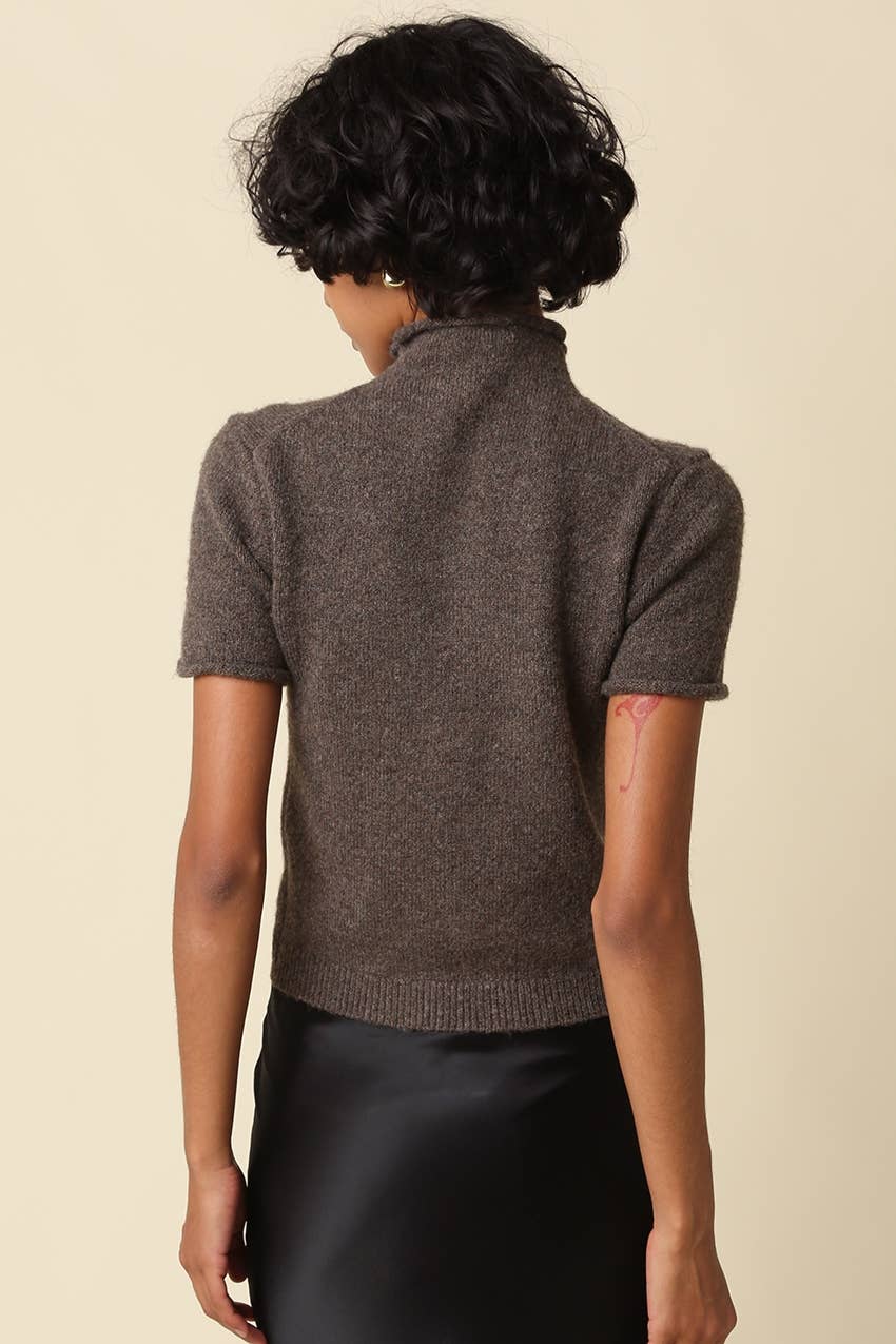 The Paige Mock Neck Knit Top