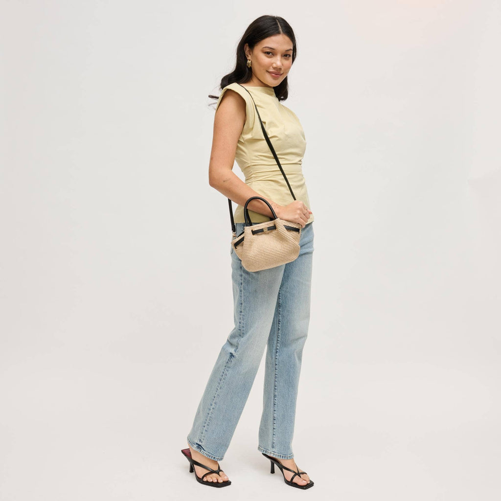 The Marbella Bag - Natural Black