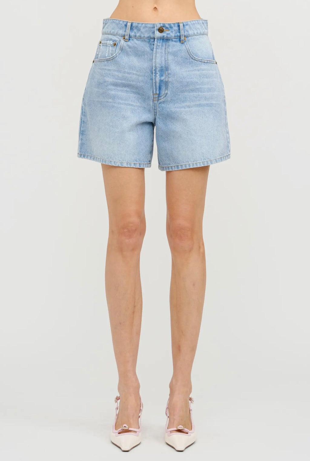 The Blaire Bermuda Denim Shorts