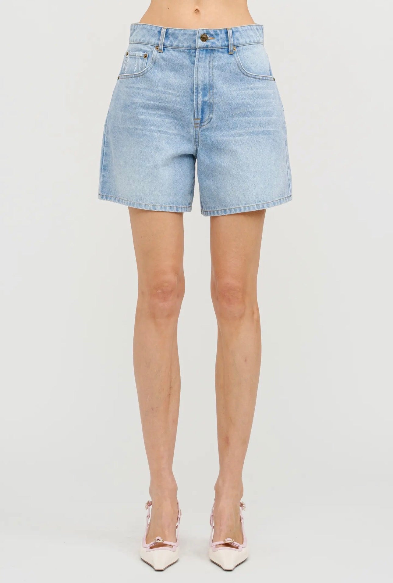The Blaire Bermuda Denim Shorts