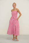 The Lucy Gingham Midi Dress