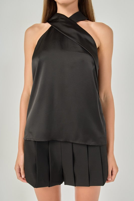 The Vivienne Satin Top