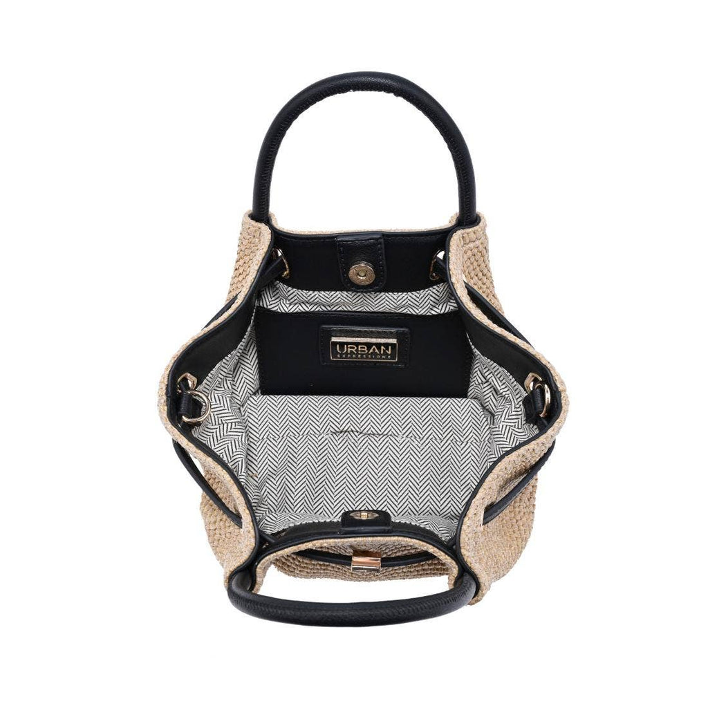 The Marbella Bag - Natural Black