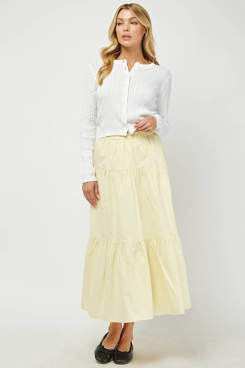 The Daisy Tiered Maxi Skirt