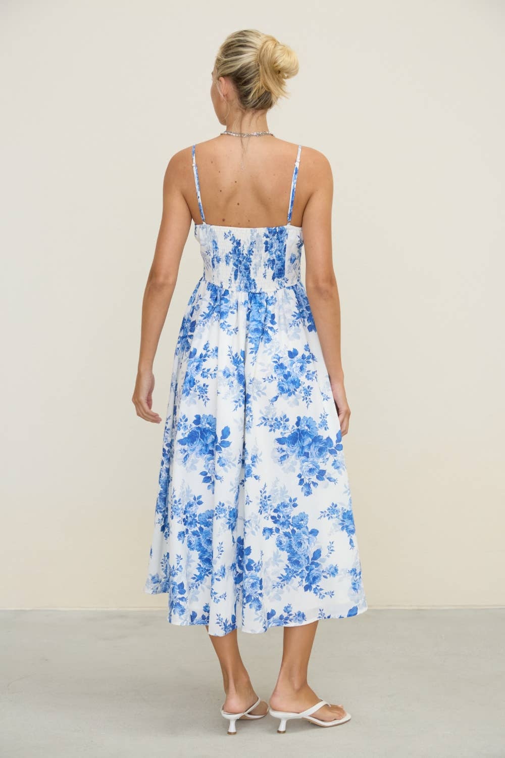 The Capri Floral Midi Dress