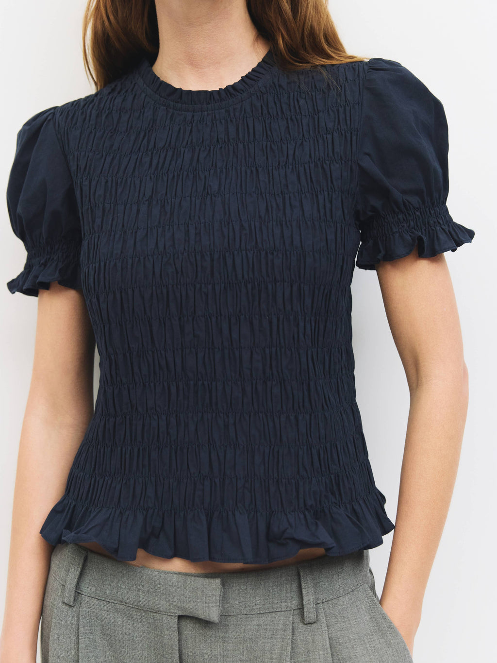 The Laine Smocked Top