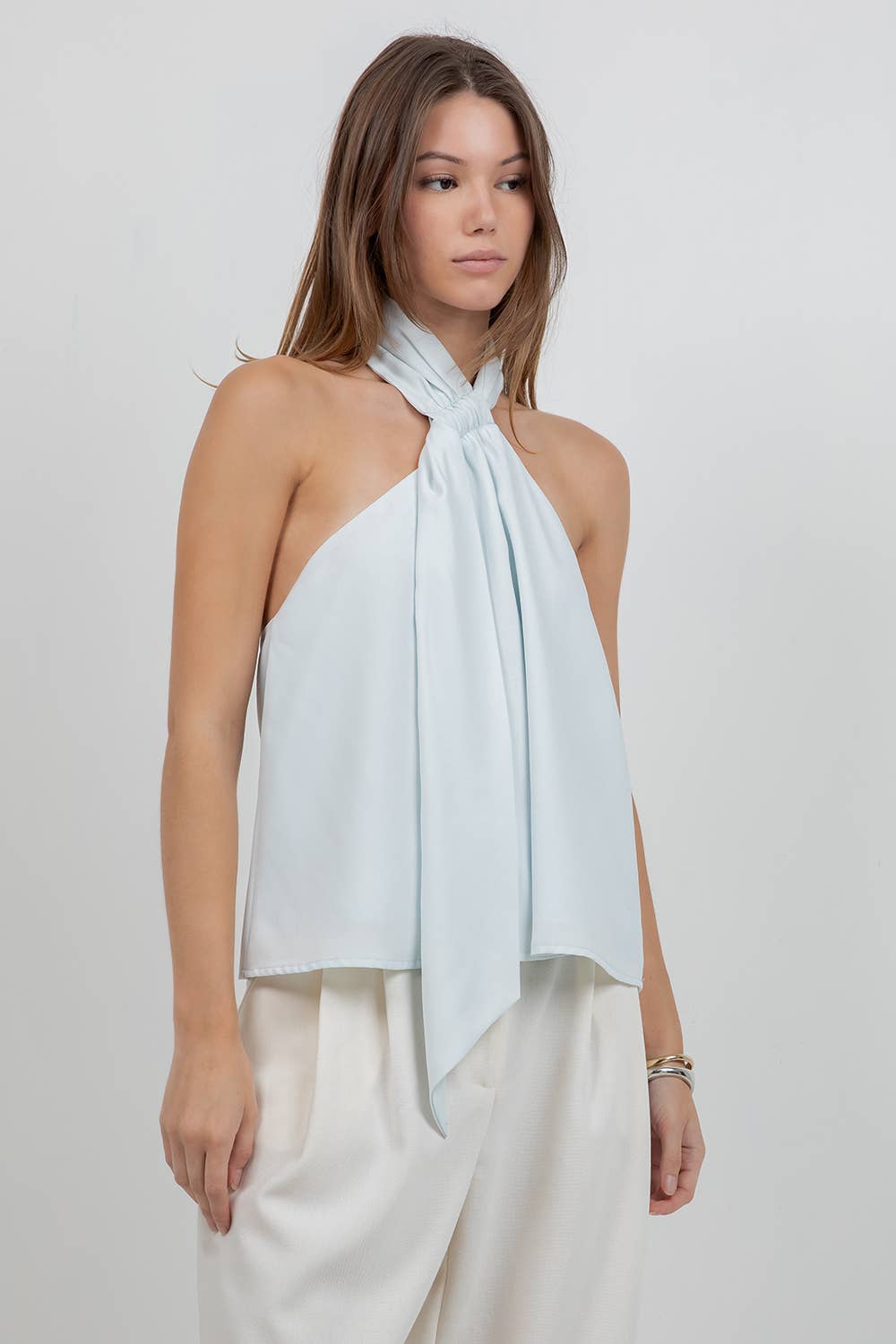 The Isla Halter Scarf Top