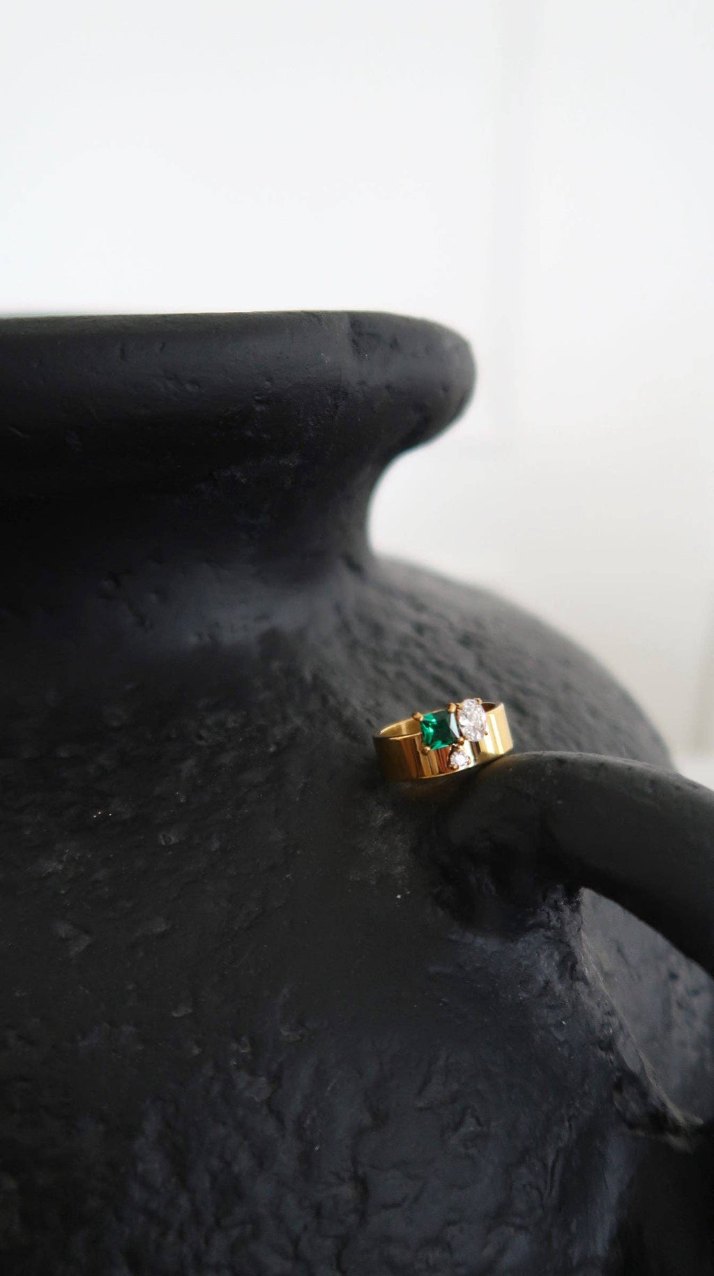 The Emerald Statement Ring