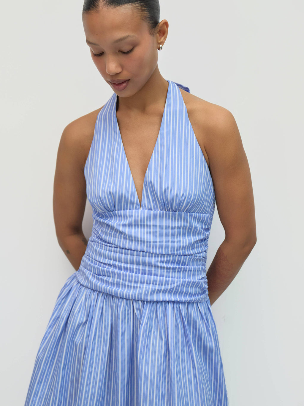 The Annie Halter Midi Dress