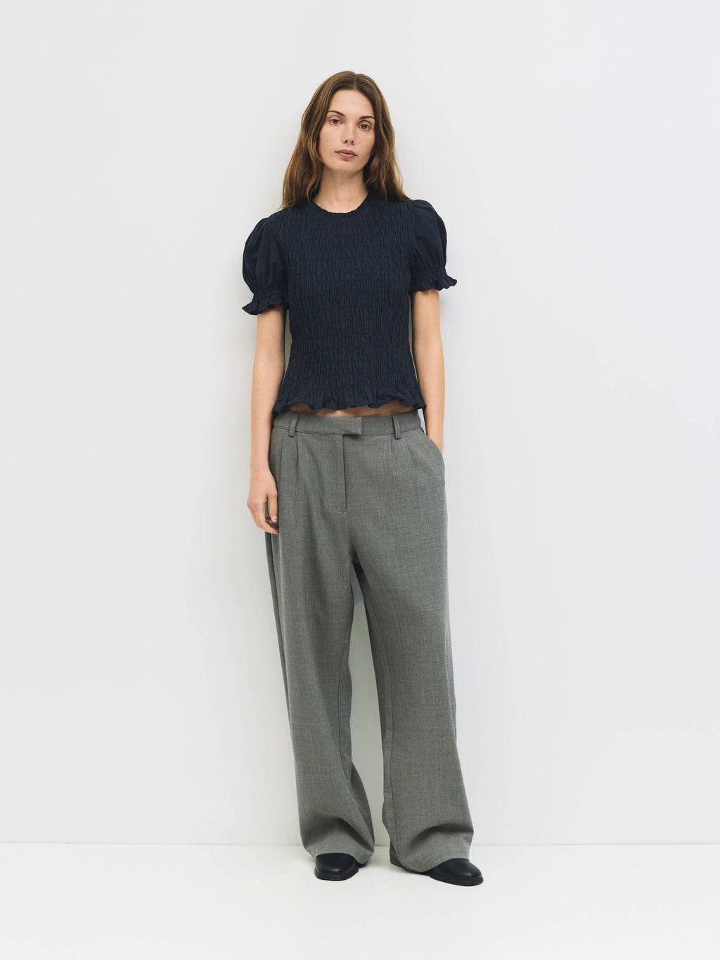 The Laine Smocked Top