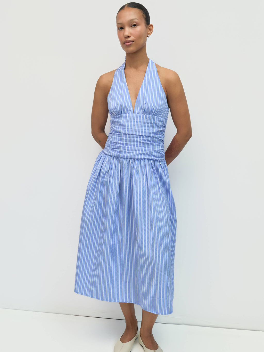 The Annie Halter Midi Dress