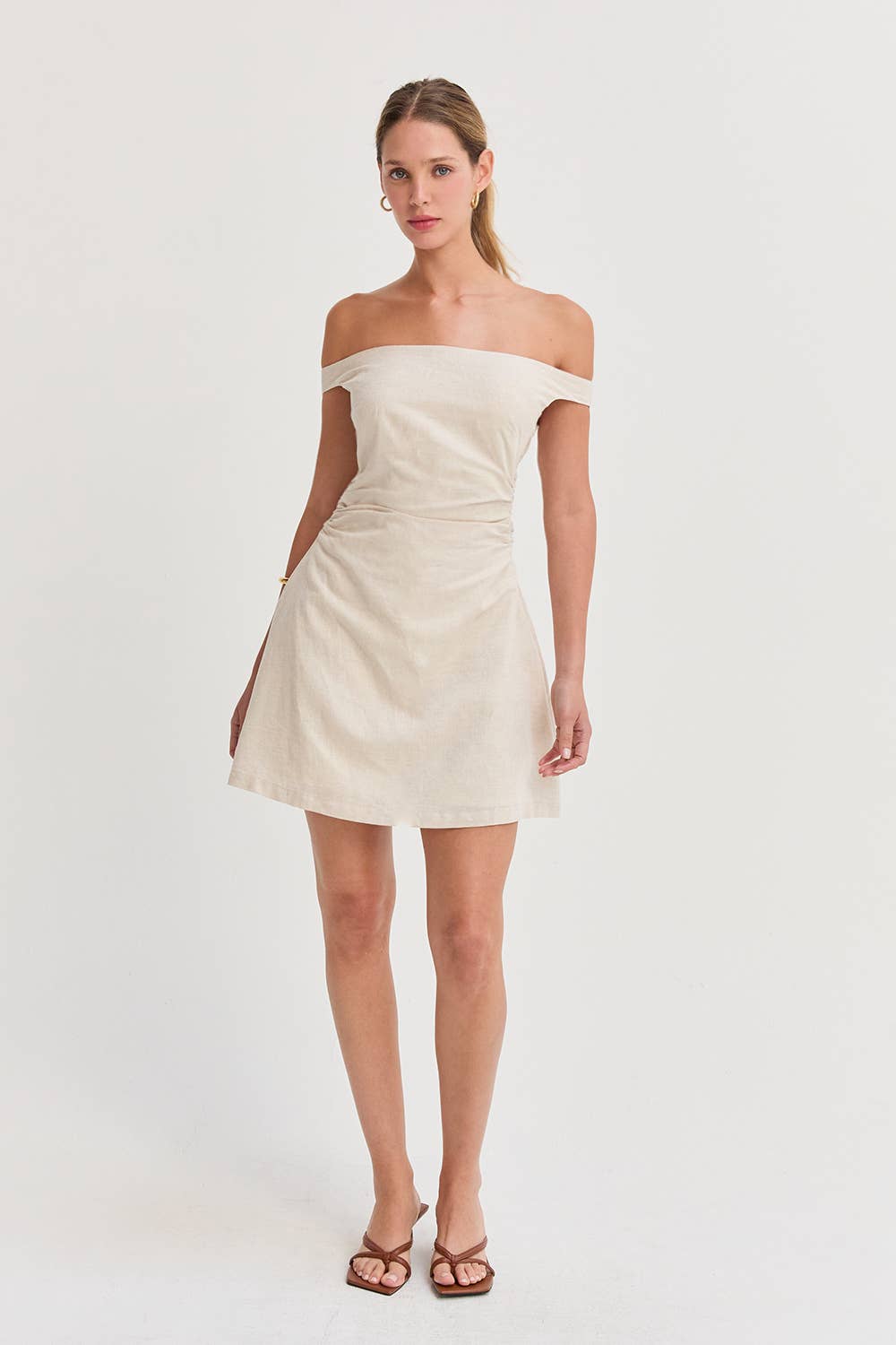 The Newport Linen Mini Dress (Pre-Order)