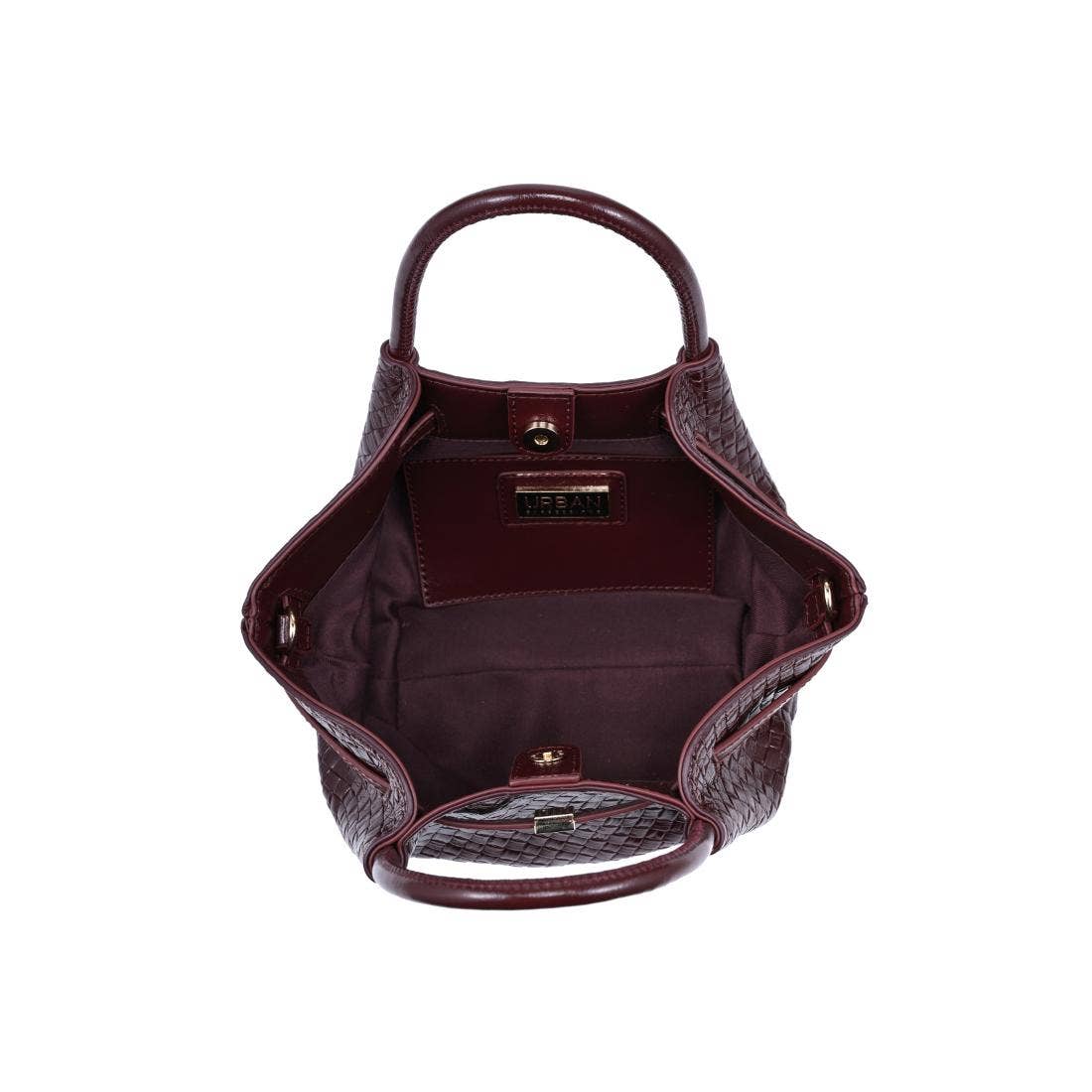 The Marabella Crossbody - Burgundy Woven