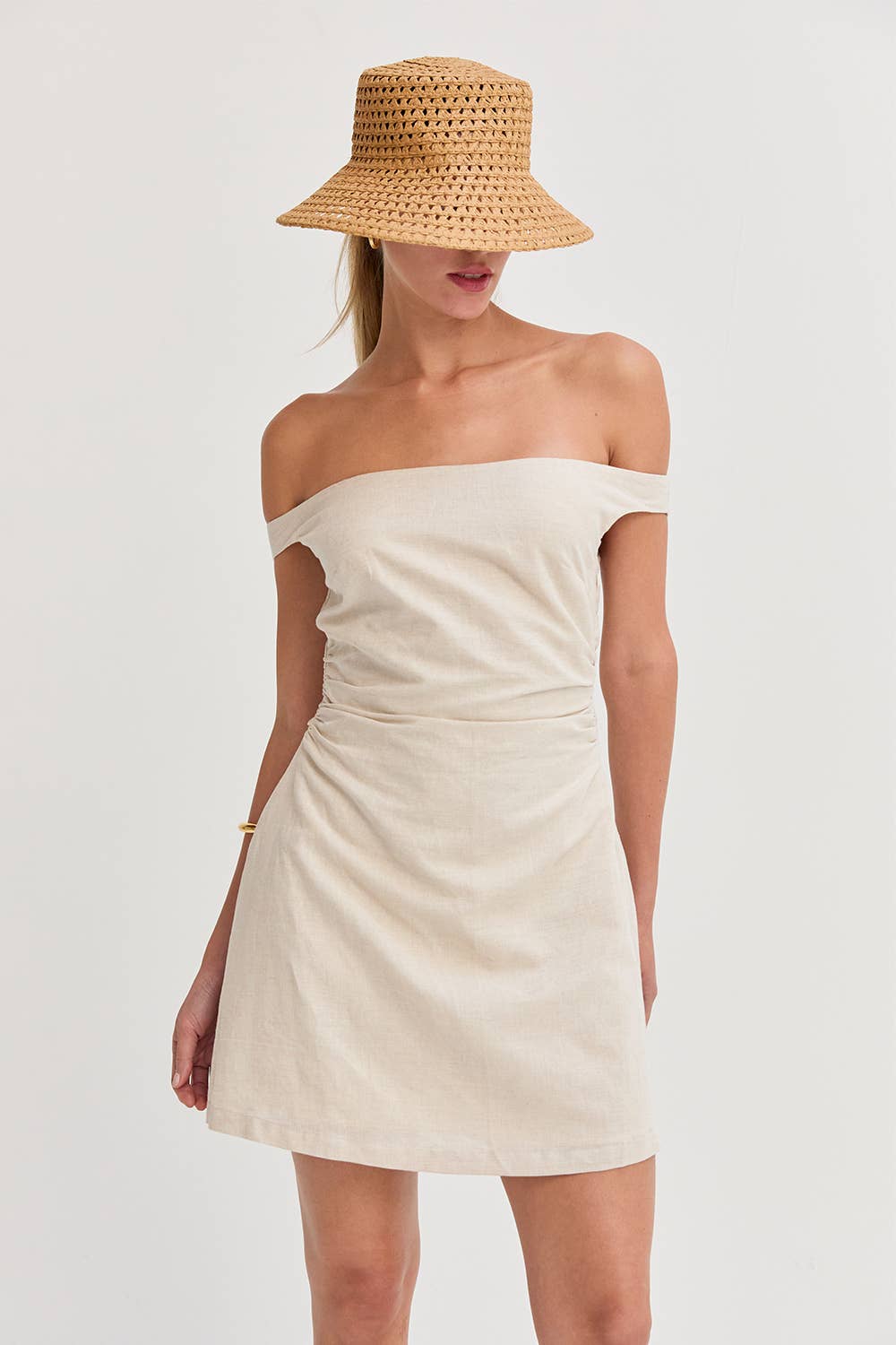 The Newport Linen Mini Dress (Pre-Order)