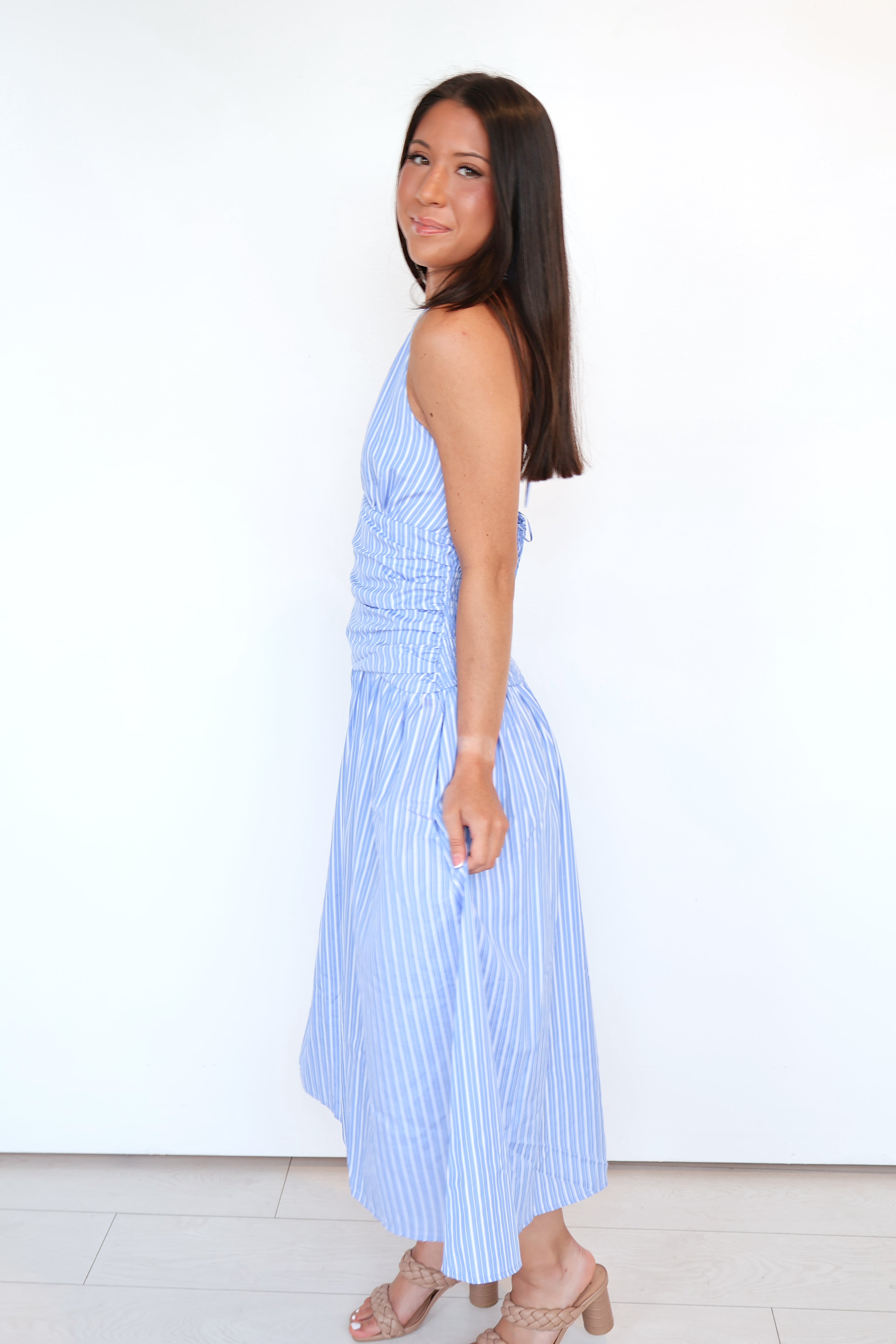The Annie Halter Midi Dress