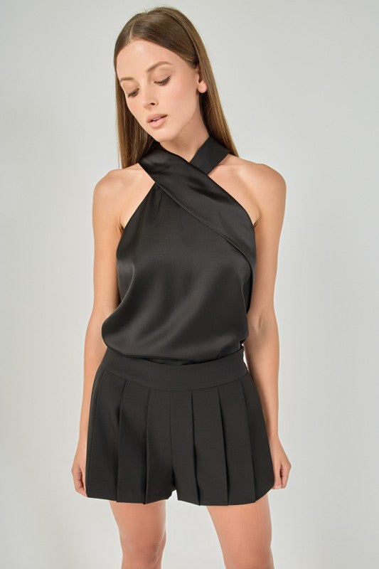 The Vivienne Satin Top