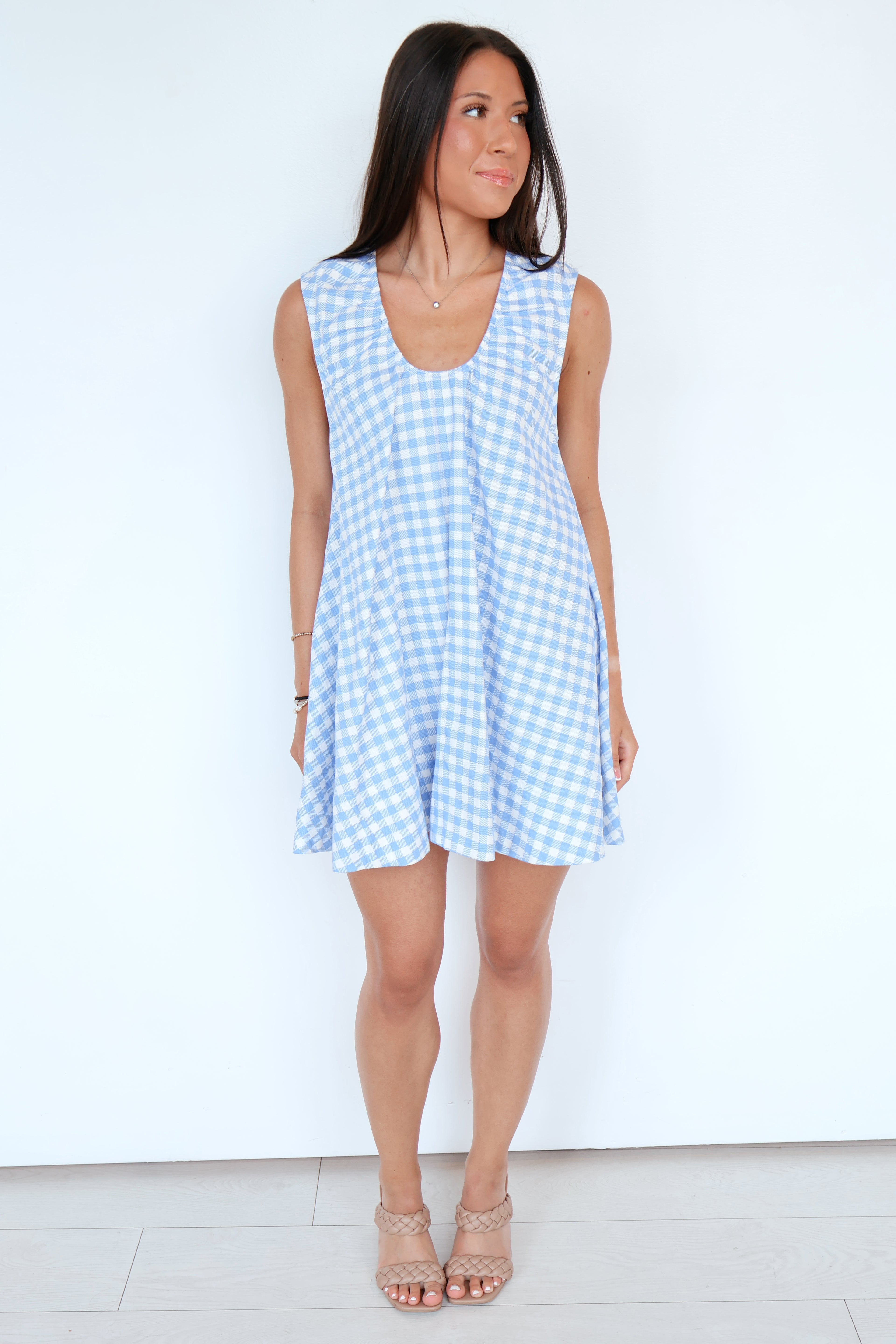 The June Gingham Mini Dress