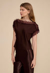 Lucy Paris Chris Lace Trim Top