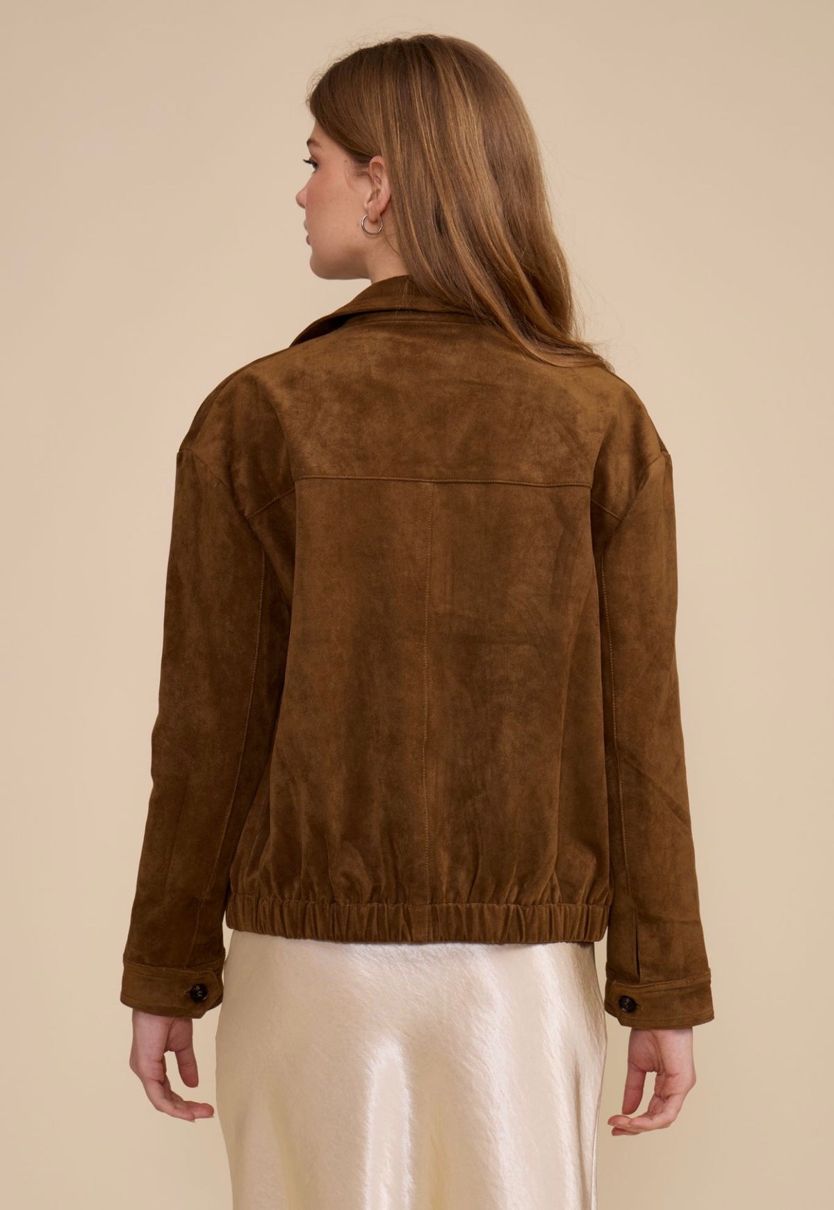 Lucy Paris Henry Fauxe Suede Jacket