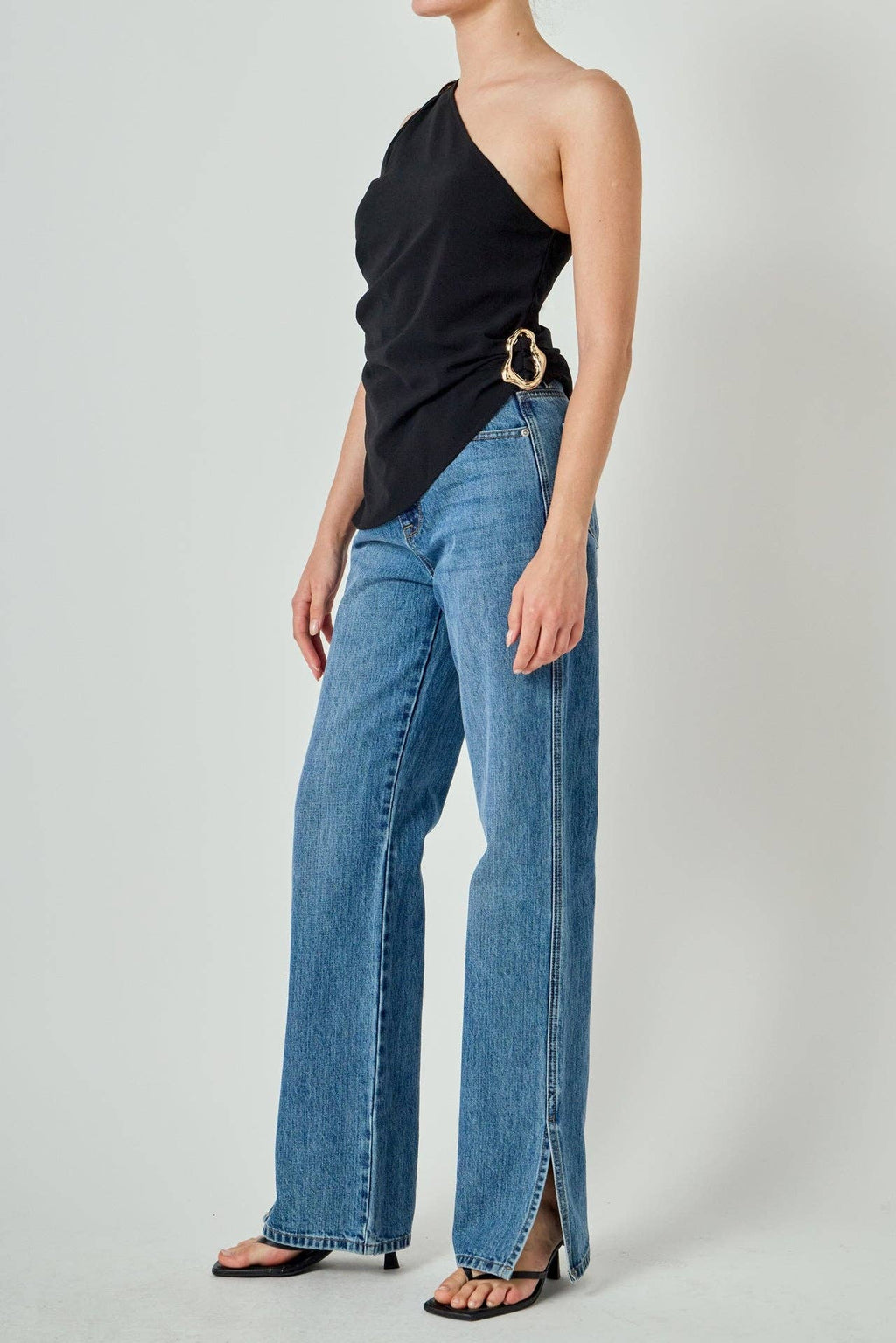 The Noir One-Shoulder Top (Pre-Order)