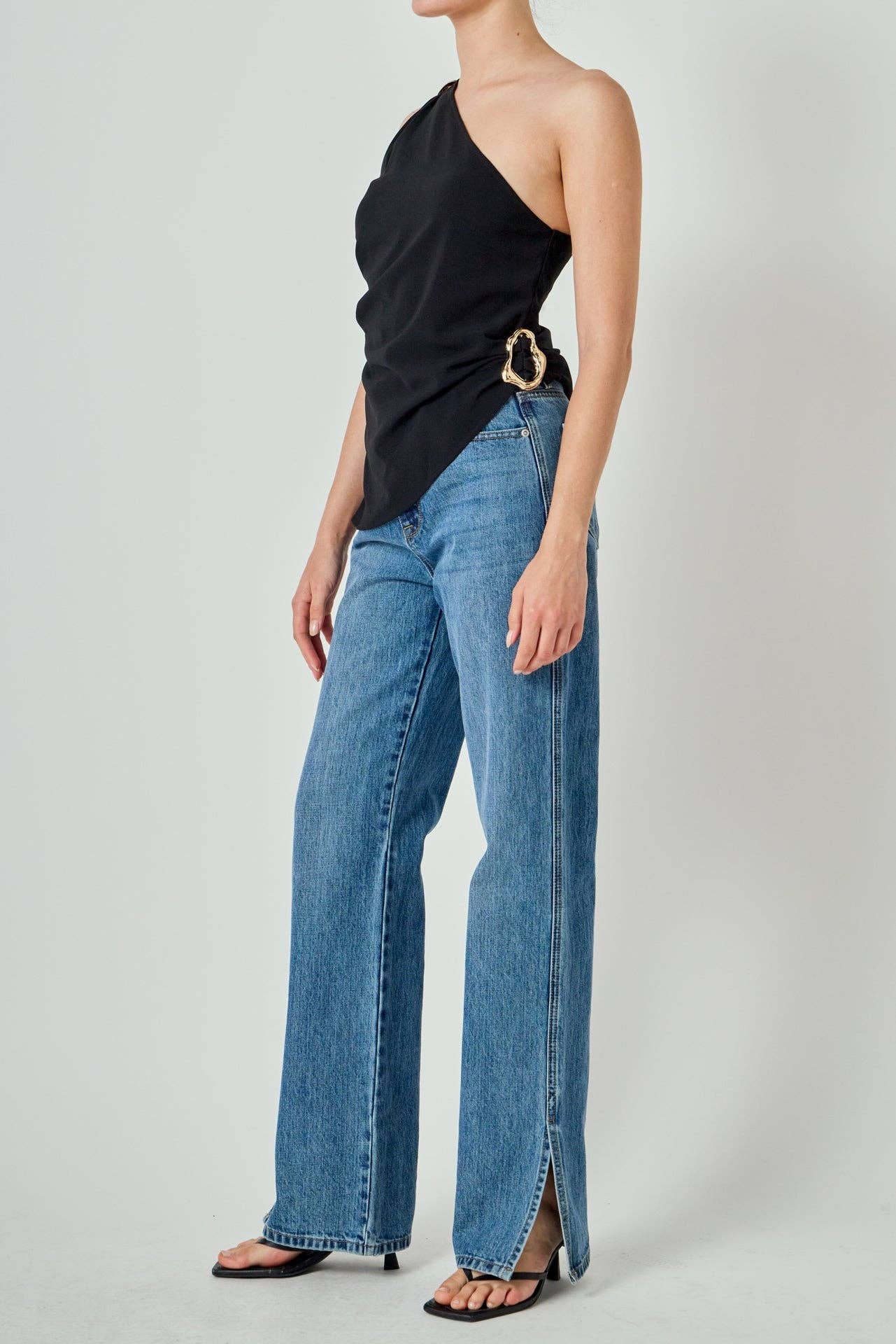 The Noir One-Shoulder Top (Pre-Order)