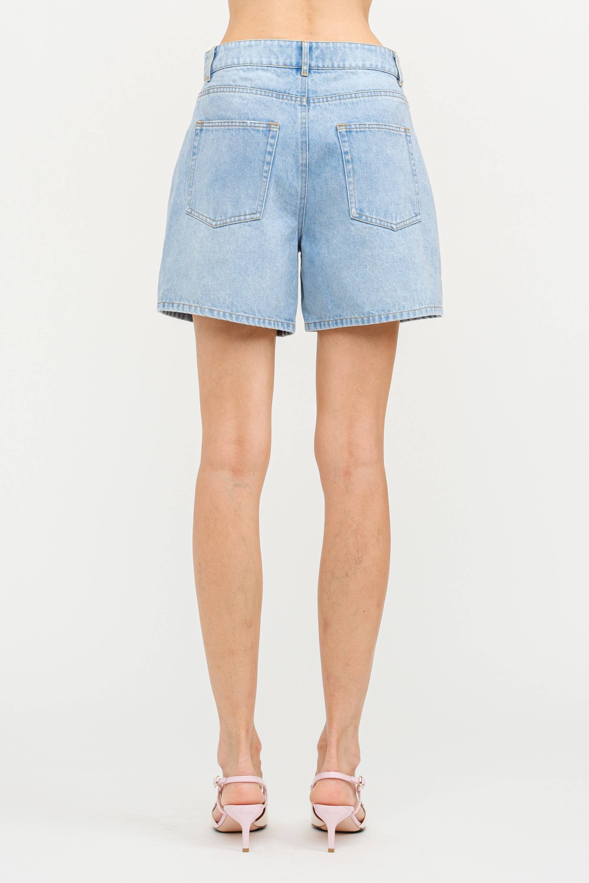 The Blair Bermuda Denim Shorts (Pre-Order)