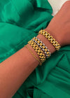 The Reese Two-Tone Watch Band Bracelet