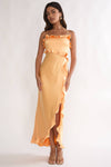 The Sunny Satin Maxi Dress