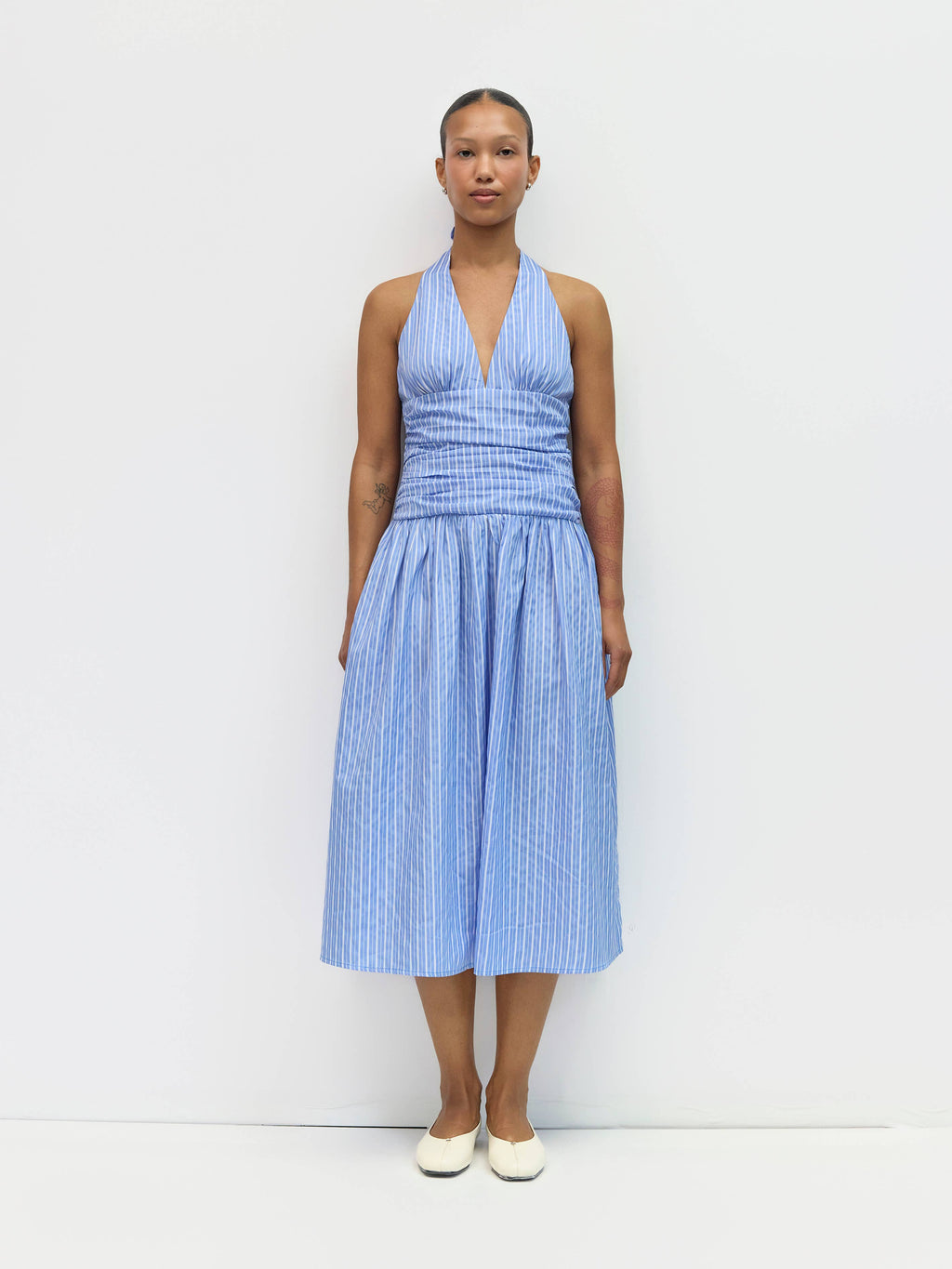 The Annie Halter Midi Dress