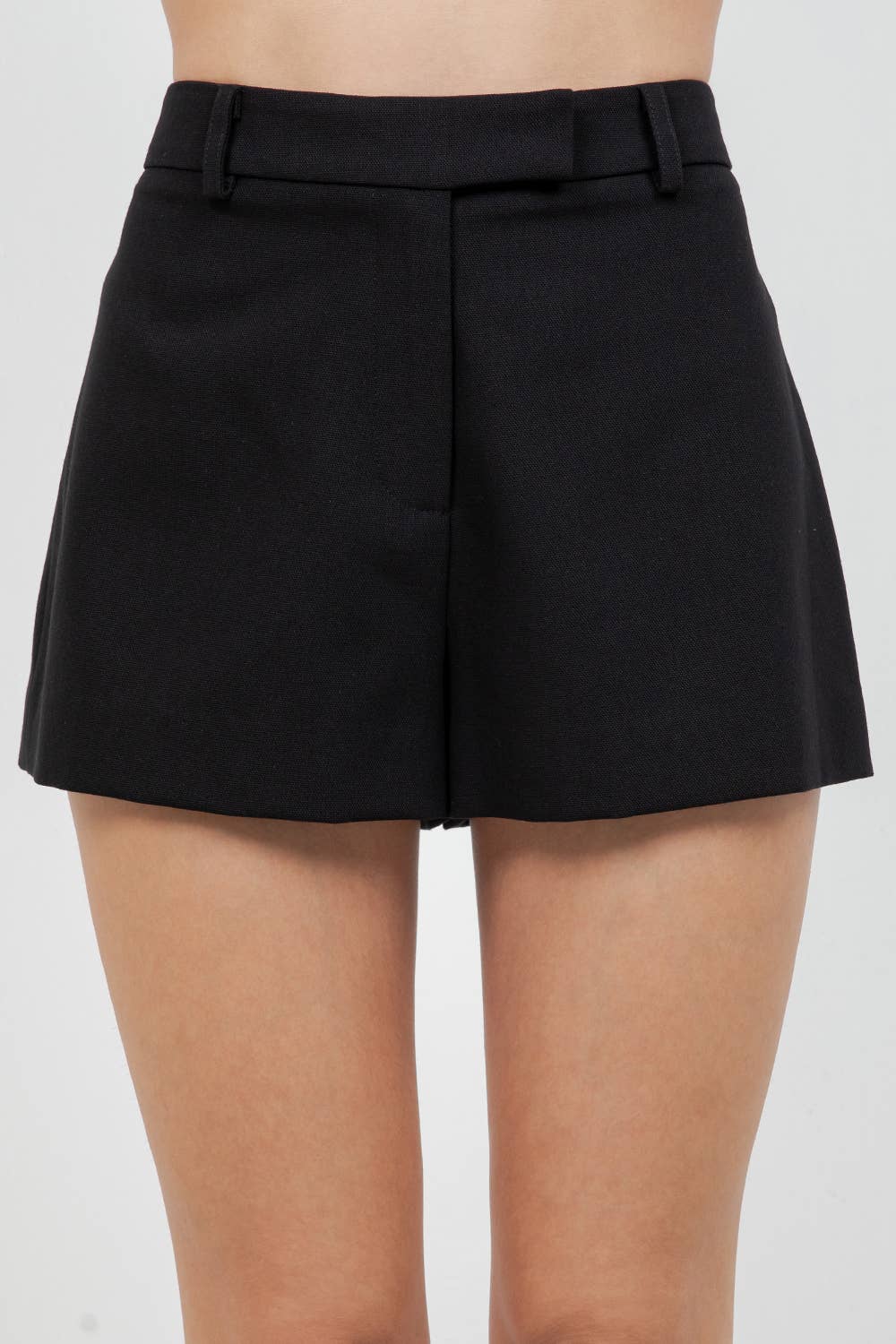 The Black Woven Shorts