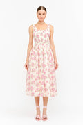 The Millie Floral Smocked Midi Dress