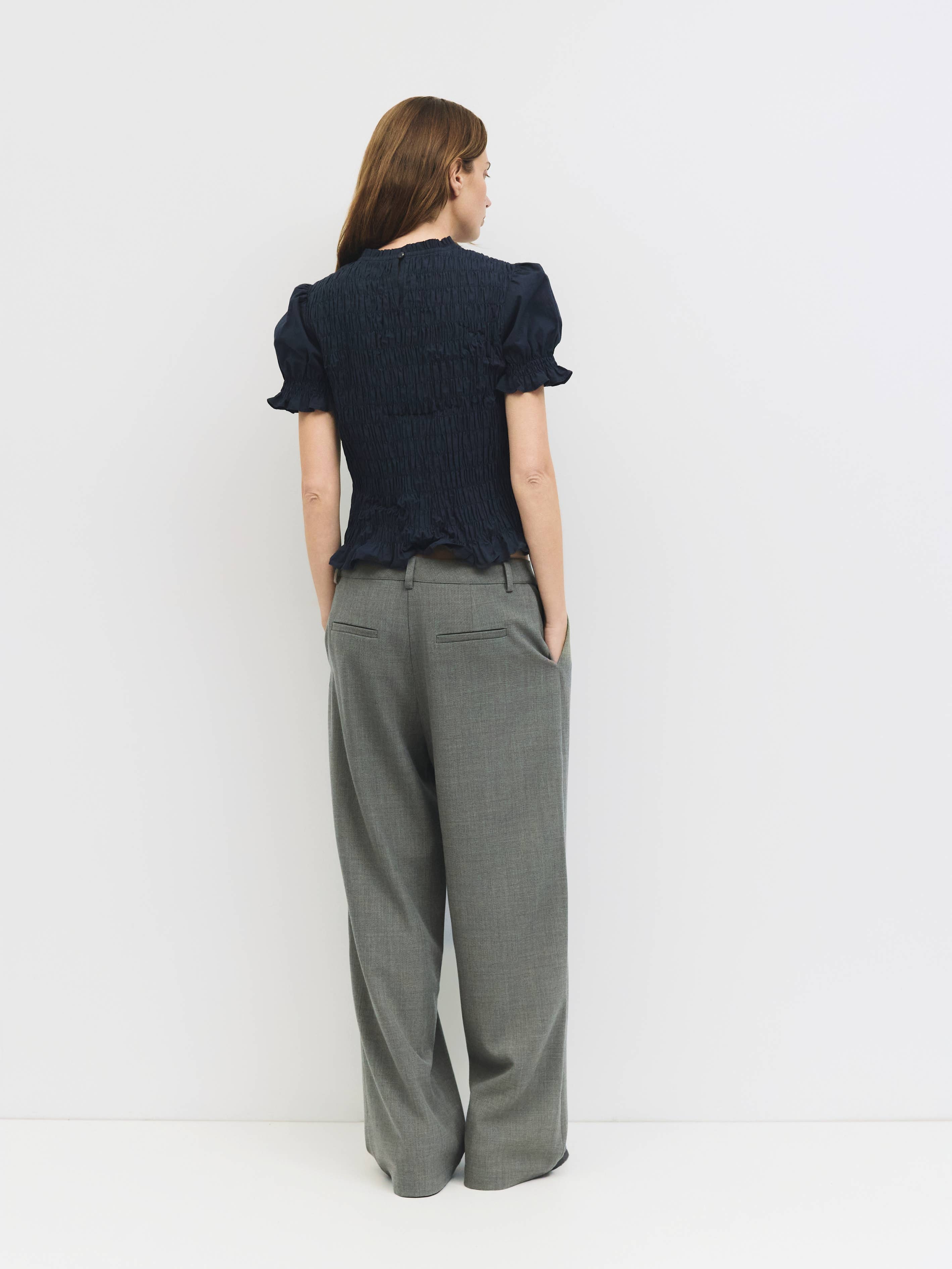The Laine Smocked Top