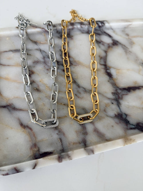 The Ava Chain Necklace - Gold