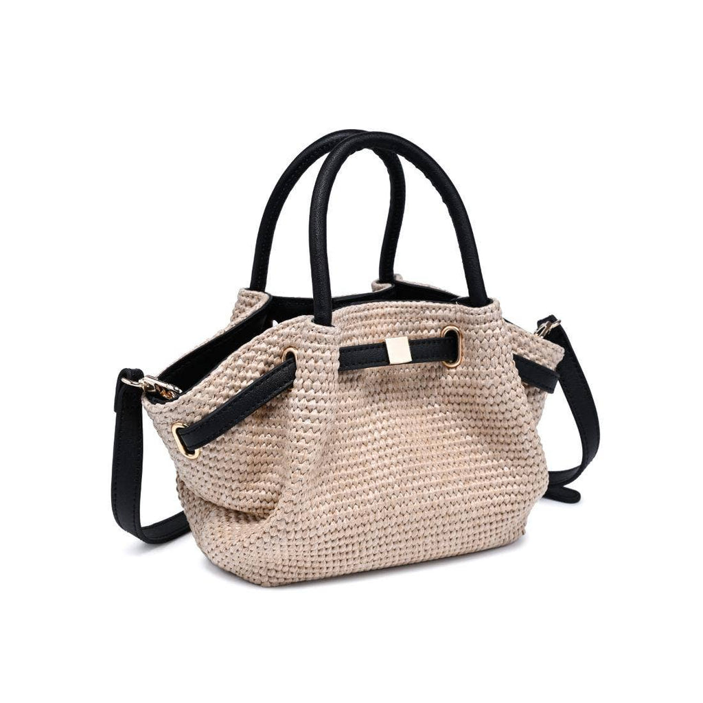 The Marbella Bag - Natural Black