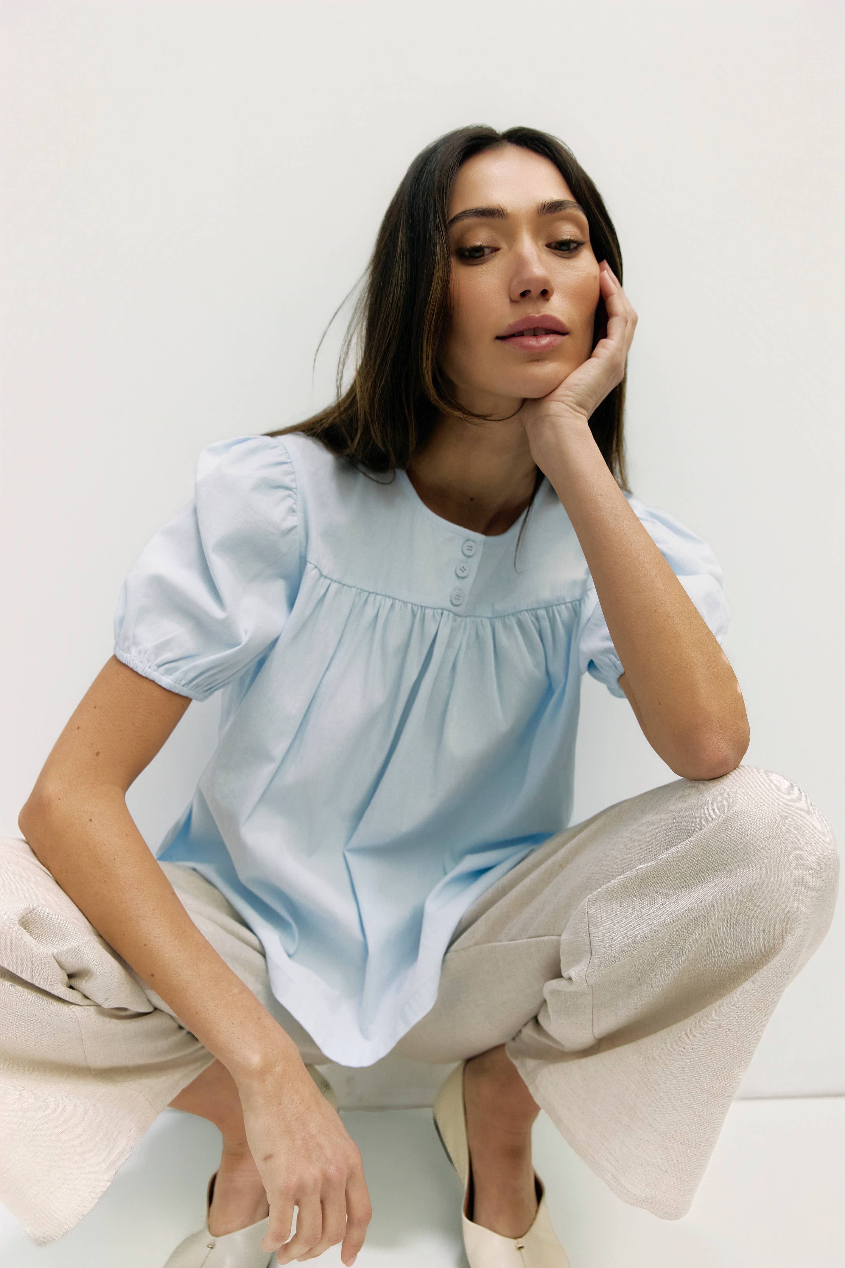 The Ava Cotton Top (Pre-Order)