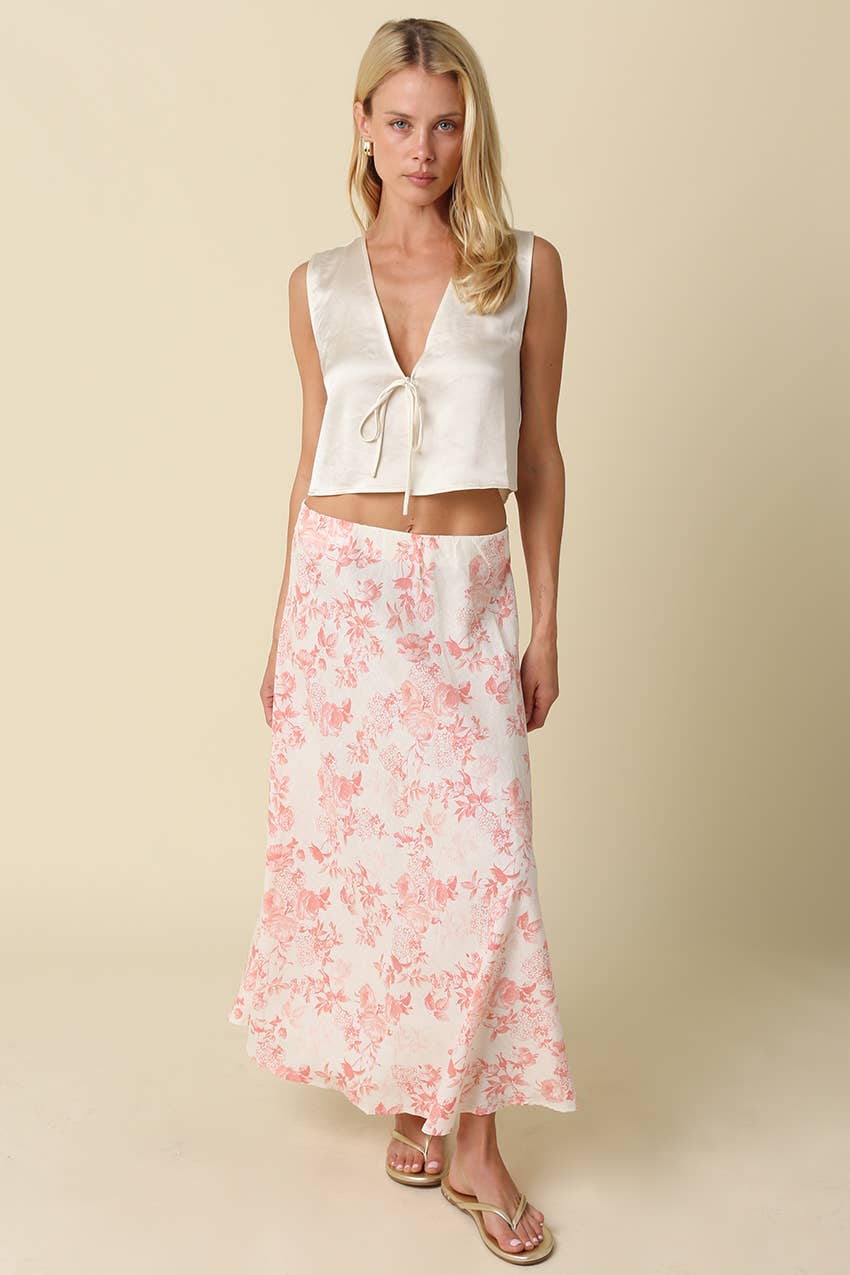 The Adeline Floral Maxi Skirt