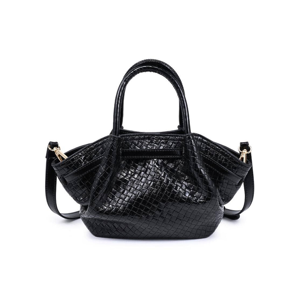 The Marabella Crossbody - Black Woven